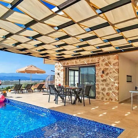Villa Yesilkoey 2 Bedroom Secluded With Private Pool Hot Tub Kalkan